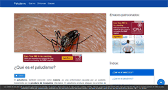 Desktop Screenshot of paludismo.net