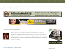 Tablet Screenshot of paludismo.org
